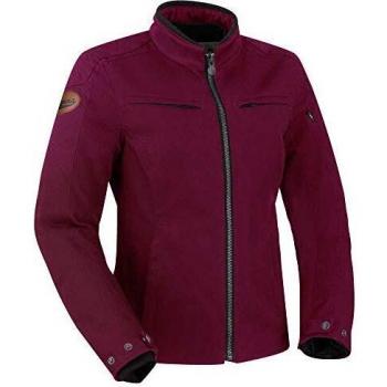 BERING Chaqueta moto Segura LADY GARRISSON Burgundy, Burgundy, 46