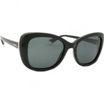 Polaroid Women's Oval Black Sunglasses with Polarized Lenses PLD 4132/S 807 T53 145