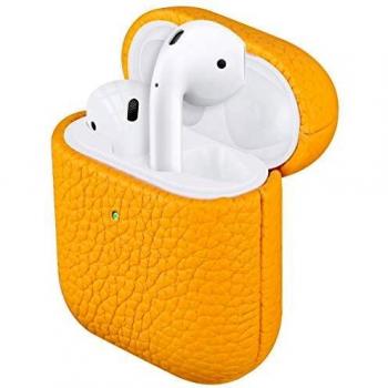 Fooyin Handmade Series Funda de Cuero para AirPods, Protección Cover