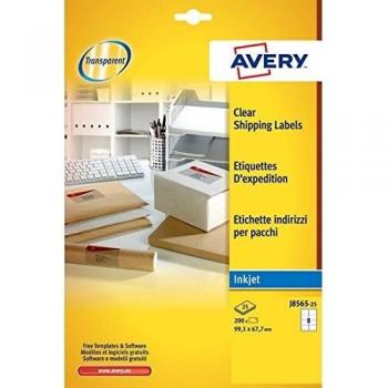 Etiquetas adhesivas Avery 99,1 x 67,7 mm Transparente