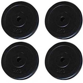 VidaXL - Discos de pesa (4 unidades de 5 Kg)