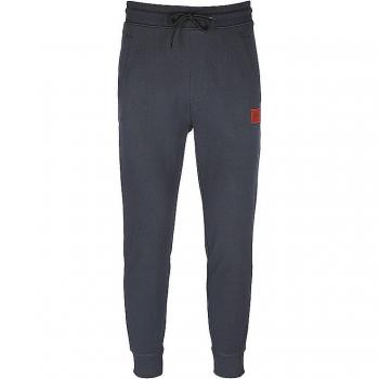 Hugo Men's Doak 212 Dark Blue Sweatpants with Logo Patch