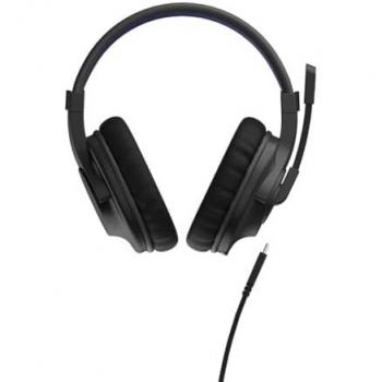 Auricular Gaming uRage SoundZ 100 V2 - Negro, Cableado Uni-lateral, Certificado DTS X, Micro Flip to Mute, Compatible con PC/PS/Xbox/Nintendo Switch