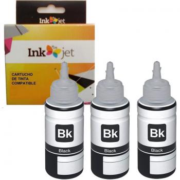 Pack 3 tinta pigmentada genérico Epson 111 para EcoTank -M1100, -M1120, -M1140, -M1170