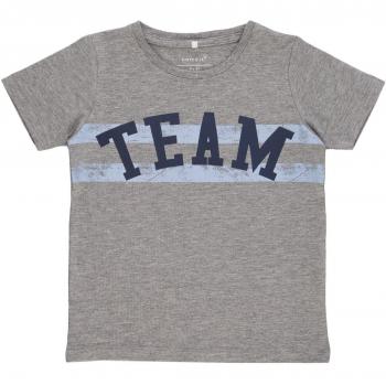 Camiseta escote redondeado con canalé elástico