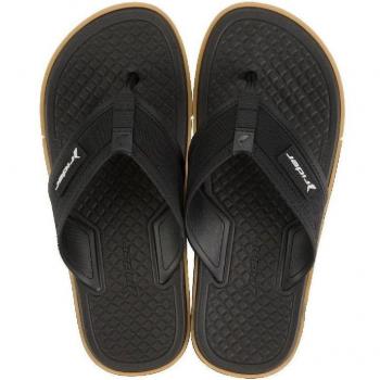 Sandalia Rider M Spin Thong Negra/Marrón