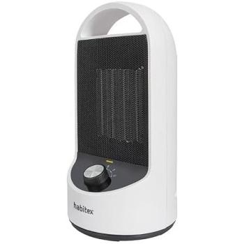 Calefactor Cerámico Habitex AH-33 - Potencia 900/1600W con Oscilación Automática y Seguridad