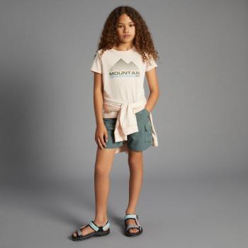 Mountain PRO - Bermuda de montaña de niña con tejido ligero, secado rápido, protección UV, múltiples bolsillos y cintura ajustable