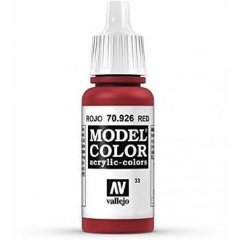 Vallejo 70926 MODEL COLOR MATE ROJO, multicolor