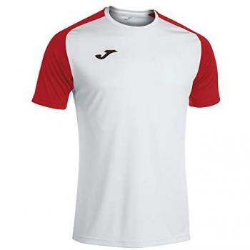 Joma Academy IV Men's Short Sleeve T-Shirt White Red