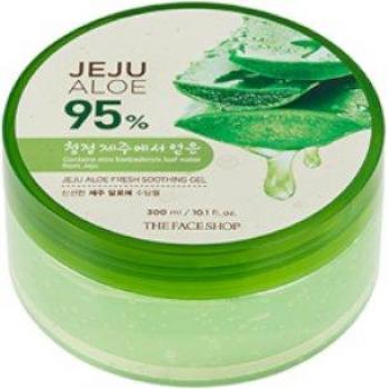 Fresh Jeju Aloe 95% Soothing Gel - Hydrating Calming Gel with Aloe Vera, 300ml