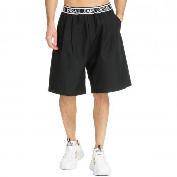 Versace Jeans Couture Men's Black Nylon Bermuda Shorts - Size L