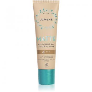 Lumene Matte Oil-Control Mattifying Foundation SPF 20 Shade 4 Warm Honey / Tan 30 ml