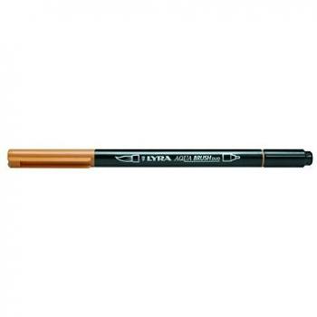 LYRA Aqua Brush Duo Pincel, rotuladores, Dorado, Goldocker