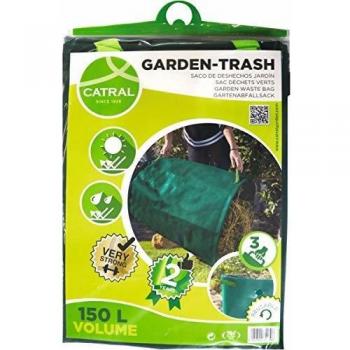 Saco de Deshechos Jardín Reutilizable con Aro Plástico 272 L