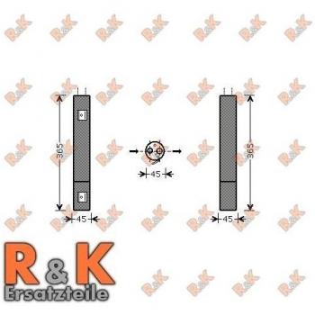 Filtro Deshidratante de Aire Acondicionado PRASCO MSD395 - Secador de Aluminio para R134a