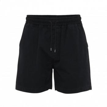 Colorful Organic Twill Shorts - Deep Black
