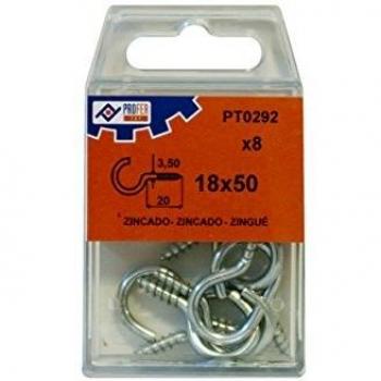 PROFER TOP - Hembrilla Abierta Zn C/8 Pzs Profer Top 18X50