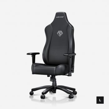 AndaSeat Elegant Black Novis Series Budget Ergonomic Gaming Chair L - Padded Seat