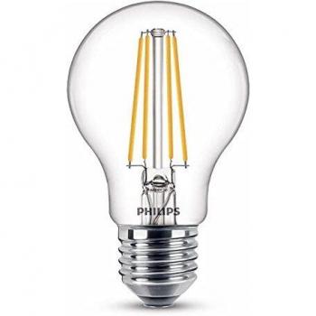 Bombilla LED Filamento Philips E27 7W 806lm 2700K Calida A60
