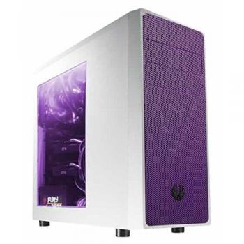 Bitfenix computer case bfcneo100wwwkprp white and purple