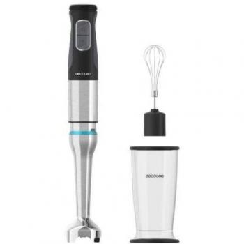 Cecotec Batidora de Mano Katana 15 Cream B Antisalpicaduras con Pie Extra Largo 0.8L 1500W Negro