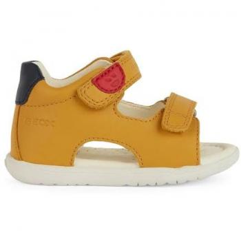 Sandalias Geox B Sandal Macchia Niño, Bebé-Niños, Azul Ocre, Talla 21 EU