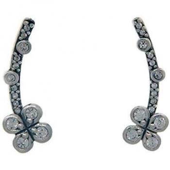 Pandora Pendientes de botón Mujer plata - 297936CZ