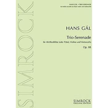 Trio serenade in e flat op. 88 -partition+parties separees