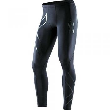 2 x U Compression 3/4 Tights mujer, todo el año, mujer, color Blk/Tgn, tamaño M