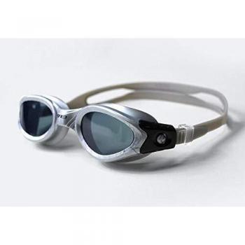 Gafas de natación Zone3 Apollo Plata con lentes antirreflejantes, diseño aerodinámico, sellado suave para mayor comodidad, ajuste fácil y rápido, protección UV y anti-vaho