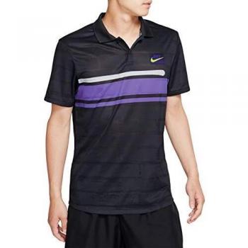 NIKE M Nkct ADV Polo NY Nt, Hombre, Off Noir/Off Noir, S