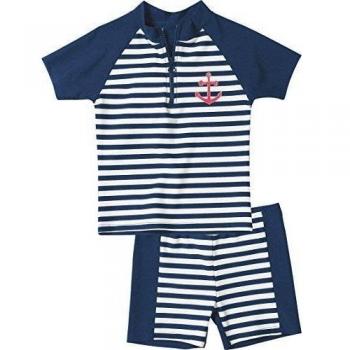 Playshoes UV Protection Bathing Set Bañadores, Azul, 74-80 para Niños