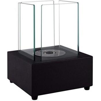 Qlima FFB 022 - Estufa de Bioetanol con Doble Quemador, 920W, Dimensiones 220x220x300mm, Peso 4kg