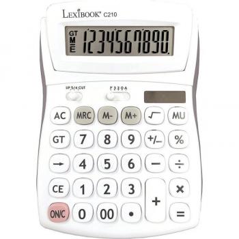 LEXIBOOK - Calculadora 10 números Blanca