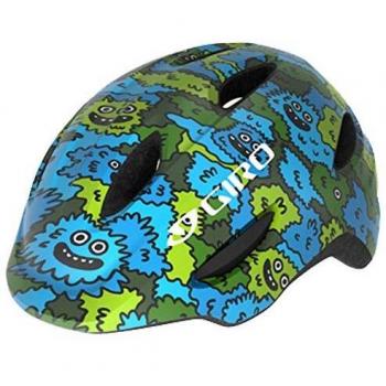 Giro Scamp Casco de Ciclismo Youth, Azul y Verde Camuflaje, S | 49-53cm
