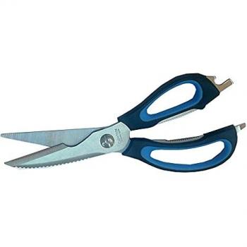 Tijeras de Cocina Multiusos Cuperinox - Tijeras Trinchadoras de Acero Inoxidable con Mango Ergonómico y 5 Funciones, Apto para Lavavajillas