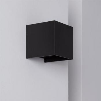 Aplique de Pared Exterior LED 6W Doble Cara New Eros Negro 2700K Calido