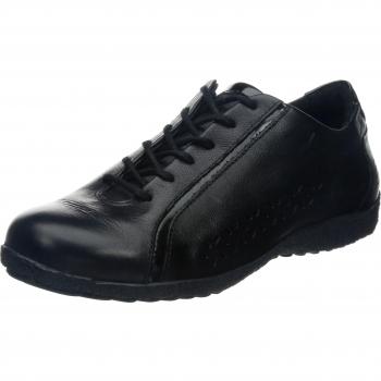 TBS Kahina - Zapatos de cordones de cuero para mujer negro negro 41