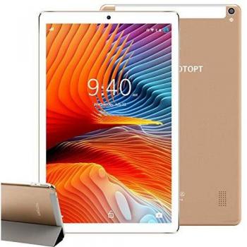 4G LTE Tablet 10 Pulgadas YOTOPT - Android 9.0, 4GB RAM y 64GB ROM, GPS/Bluetooth/WiFi Soporte