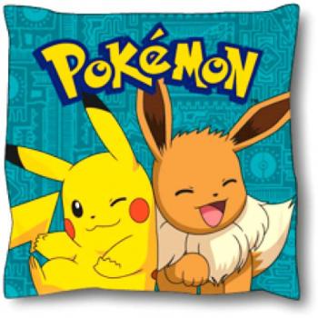 Cojín Pokémon Pikachu y Eevee 38 x 38 cms