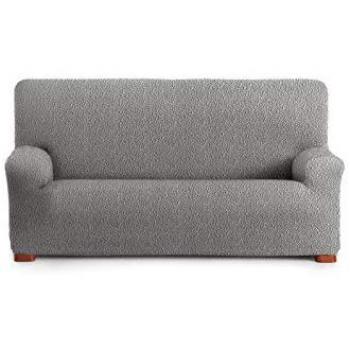 Funda sofá bielástica Roc Eysa 2 plazas elástica gris claro 140 - 200 cm, medidas 70 x 120 x 200 cm, modelo mod/5 relax roc premium c/6, súper bielástica color