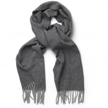 Gant Men's Men's Grey Herringbone Woven Scarf In Size One Size Grey