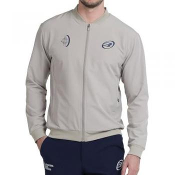 Sudadera de tenis para hombre Bullpadel Castano Gris (M)