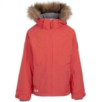 Chaqueta de Esquí Fiona para Niños/Niñas de Trespass - Impermeable, transpirable, con aislamiento térmico, capucha ajustable, múltiples bolsillos y diseño colorido