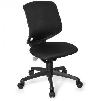hjh OFFICE silla para niños 712100 KID MOVE BLACK tejido negro / negro silla escritorio