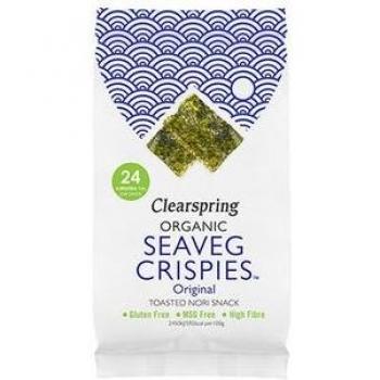 Snack de Alga Nori Tostada Bio Vegan 4g Clearspring