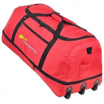 XXL rollo bolsa de viaje Coconoo 100 - 135 litros de capacidad plegable maleta Storm Bolsa de viaje Selección, Devil Red