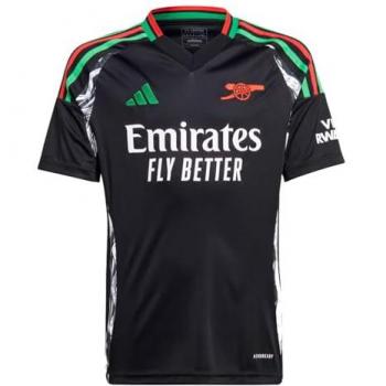 Camiseta segunda equipación infantil Arsenal 2024/25 - Adidas, Unisex, Color Negro, Talla: 171 - 176 CM, Material: Poly Mesh