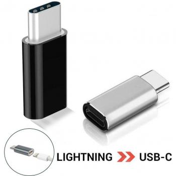 Adaptador Lightning a USB Tipo C para iPhone y iPad, conversor de carga y transferencia de datos